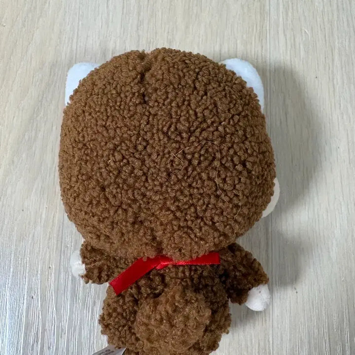 [BUNJANG] Monchhichi Plush Keychain with Red Ribbon / 몬치치 키링