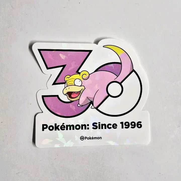 [BUNJANG] Pokemon 30th Anniversary Logo Sticker Galar Slowpoke (2 variations) / [판매/교환] 포켓몬 30주년 로고 스티커 가라르 야돈