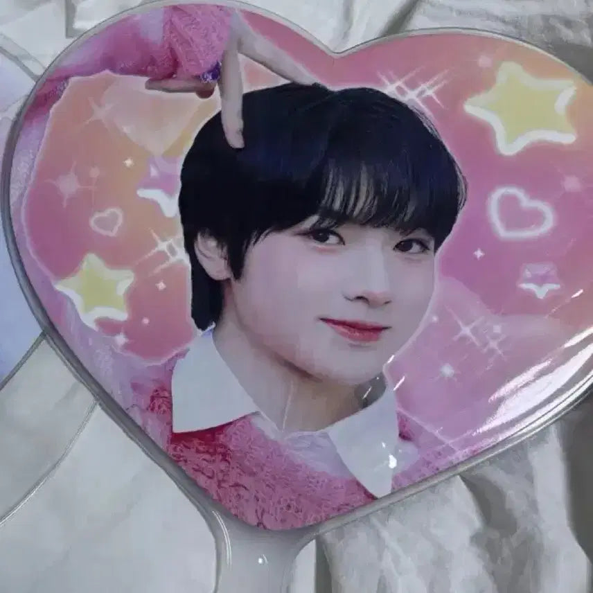 [BUNJANG] NCT WISH Sakuya Lovesome Heart Uchiwa / 엔시티위시 사쿠야 데뷔초 Lovesome 님 하트 우치와