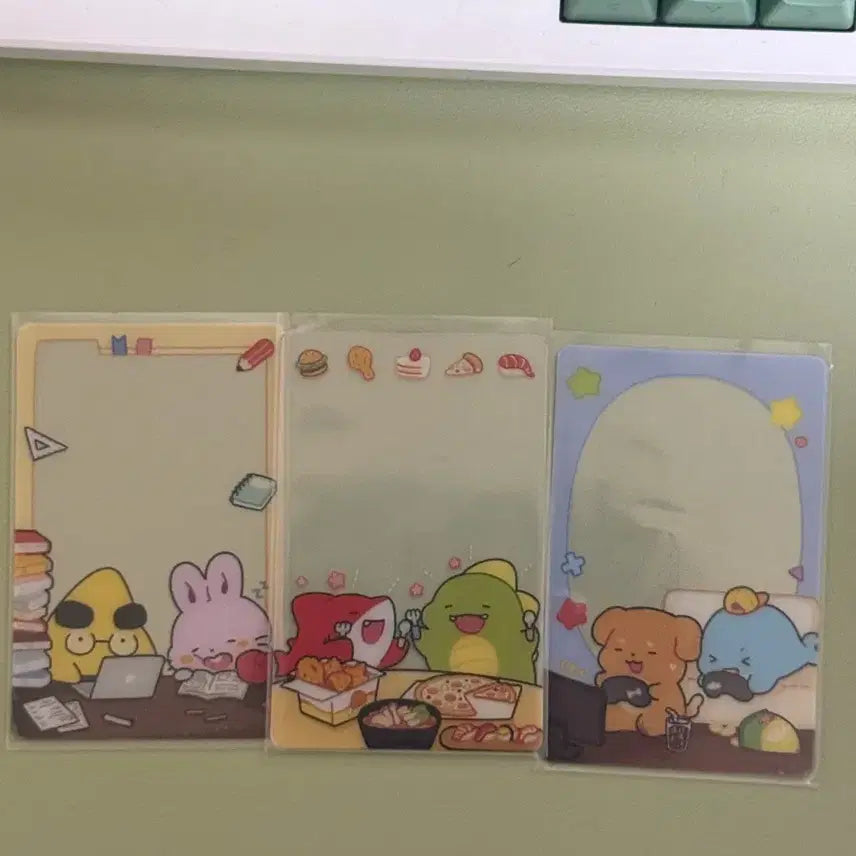 [SOLD OUT] 픽셀리 잠뜰 투명 포토카드 일괄 양도