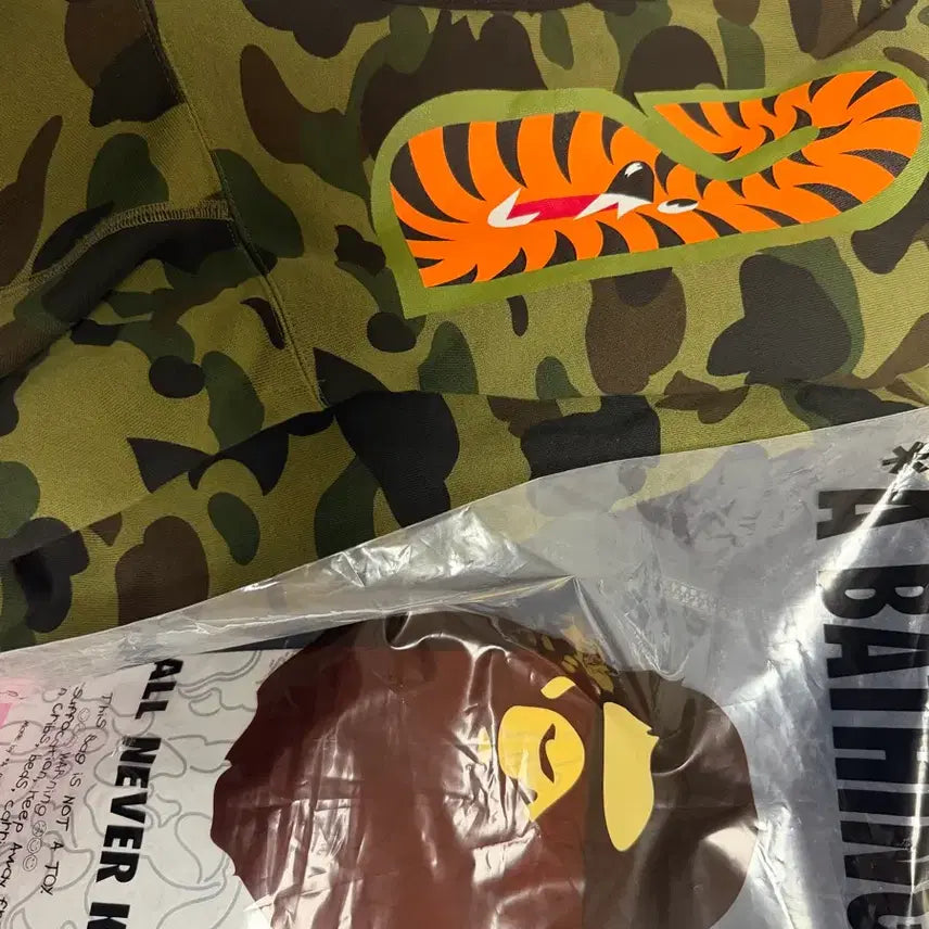 [BUNJANG] BAPE Full Zip Hoodie Green L / 베이프 후드집업 L 녹색(녹계)