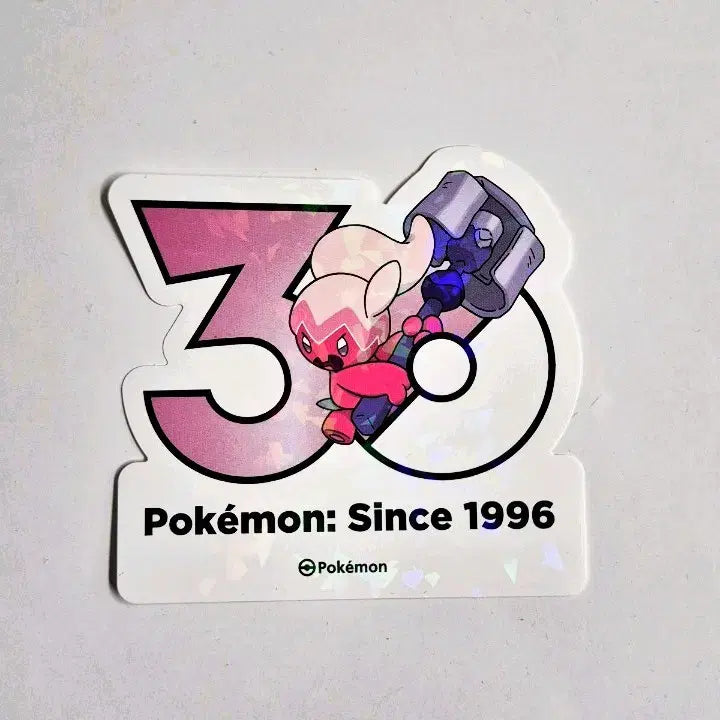 [BUNJANG] Pokemon 30th Anniversary Logo Sticker Set / [판매/교환] 포켓몬 30주년 로고 스티커 벼리짱