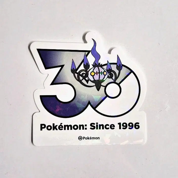 [BUNJANG] Pokemon 30th Anniversary Logo Sticker Set / [판매/교환] 포켓몬 30주년 로고 스티커 샹델라
