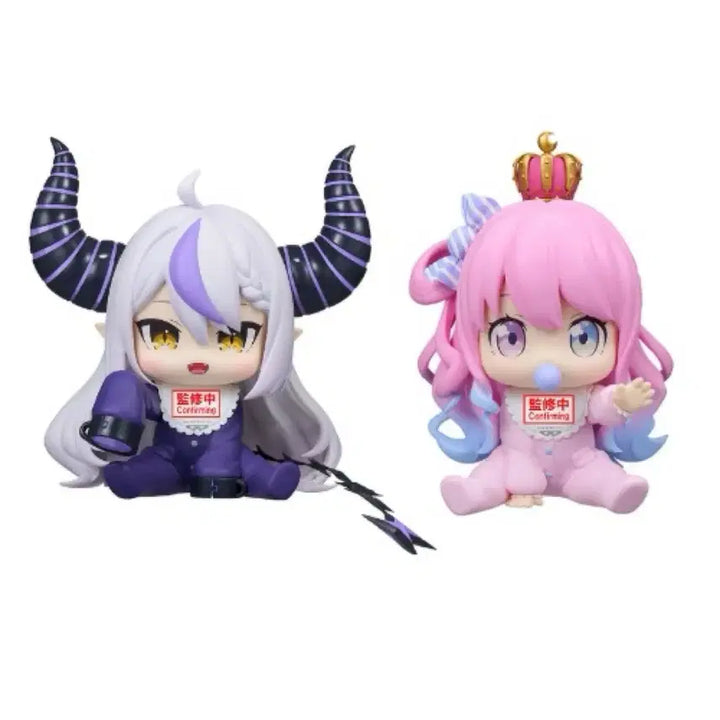[BUNJANG] Hololive HoloBaby Laplus Darkness &amp; Himemori Luna Figure Bundle / 홀로라이브 홀로베이비 라플라스 다크니스 / 히메모리 루나 피규어 일괄