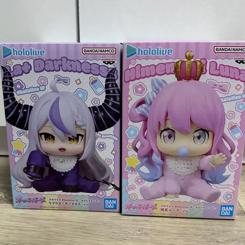 [BUNJANG] Hololive HoloBaby Laplus Darkness &amp; Himemori Luna Figure Bundle / 홀로라이브 홀로베이비 라플라스 다크니스 / 히메모리 루나 피규어 일괄