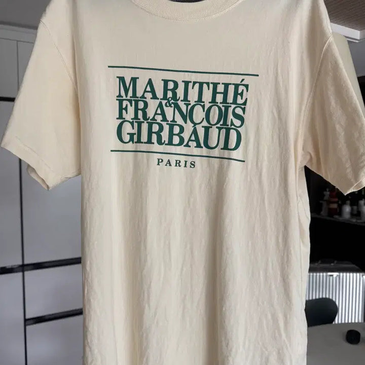 [BUNJANG] Marithe Francois Girbaud Ivory Short Sleeve T-Shirt M / 마리떼 프랑소와 저버 아이보리 반팔 M