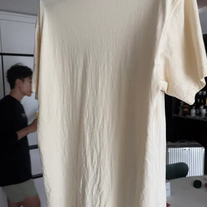 [BUNJANG] Marithe Francois Girbaud Ivory Short Sleeve T-Shirt M / 마리떼 프랑소와 저버 아이보리 반팔 M