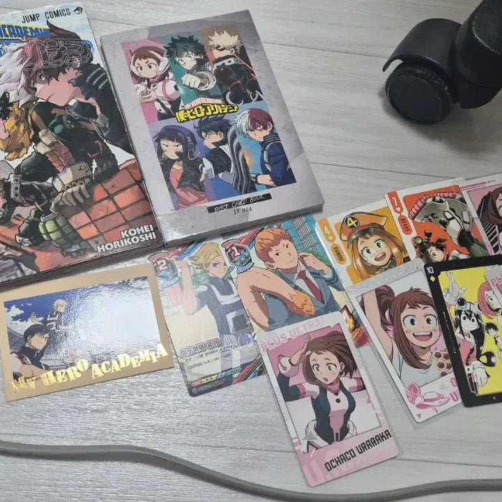 [BUNJANG] My Hero Academia Yuenaxt Exclusive Postcard Book and Paper Goods Bundle / 유어넥스트 특전 + 엽서북 + 레어 지류 + 지류 히로아카