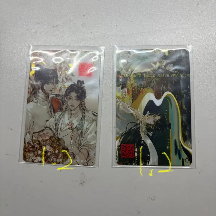 [BUNJANG] Tian Guan Ci Fu Huasheng &amp; Siliang Transit Card Set / 천관사복 화성 사련 교통카드, 코롯타 양도