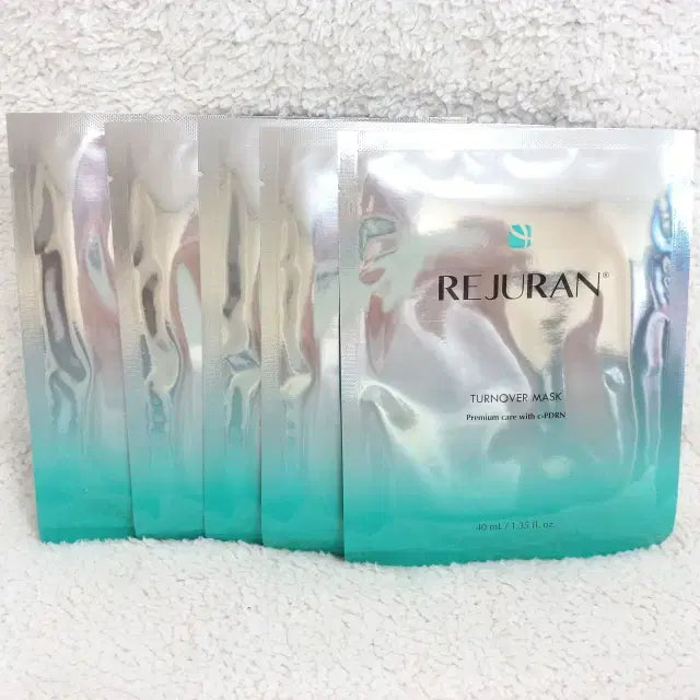 [BUNJANG] Rejuran Turnover Mask 5 Sheets / 리쥬란 턴오버 마스크 5매