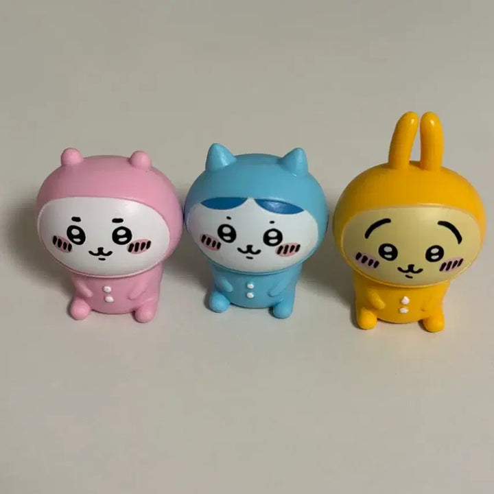 [BUNJANG] Chiikawa Raincoat Figure Set (3 Types) / 우비 치이카와 피규어 3종