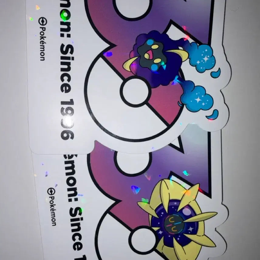 [BUNJANG] Pokemon 30th Anniversary Cosmoem Sticker Set / 포켓몬 30주년 로고 스티커 코스모그 코스모움