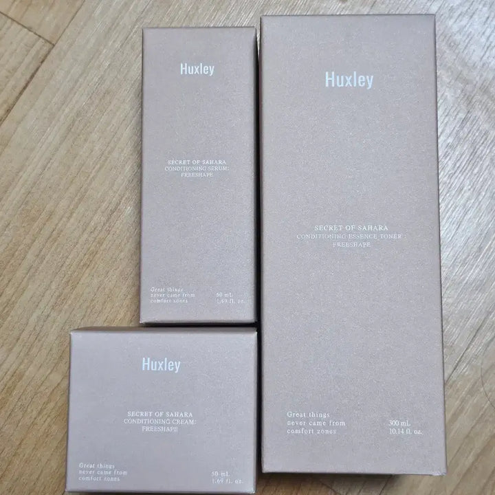 [BUNJANG] Huxley Conditioning Serum/Toner/Cream Freeshaping Set (New) / (새상품) 헉슬리 컨디셔닝 세럼/토너/크림 프리쉐이프 세트