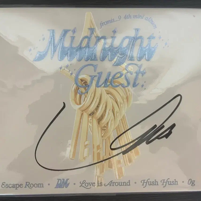 [BUNJANG] fromis_9 Midnight Guest Signed Album Park Ji Won / 프로미스나인 DM (Midnight Guest) 싸인앨범