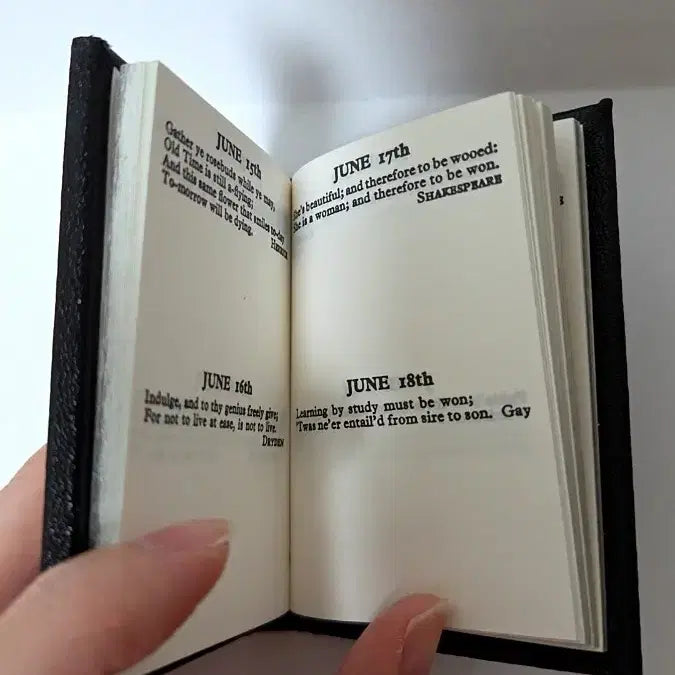 [BUNJANG] UK Vintage RC Sheffield Mini Birthday Book / 영국 빈티지 RC 셰필드 미니 버스데이북