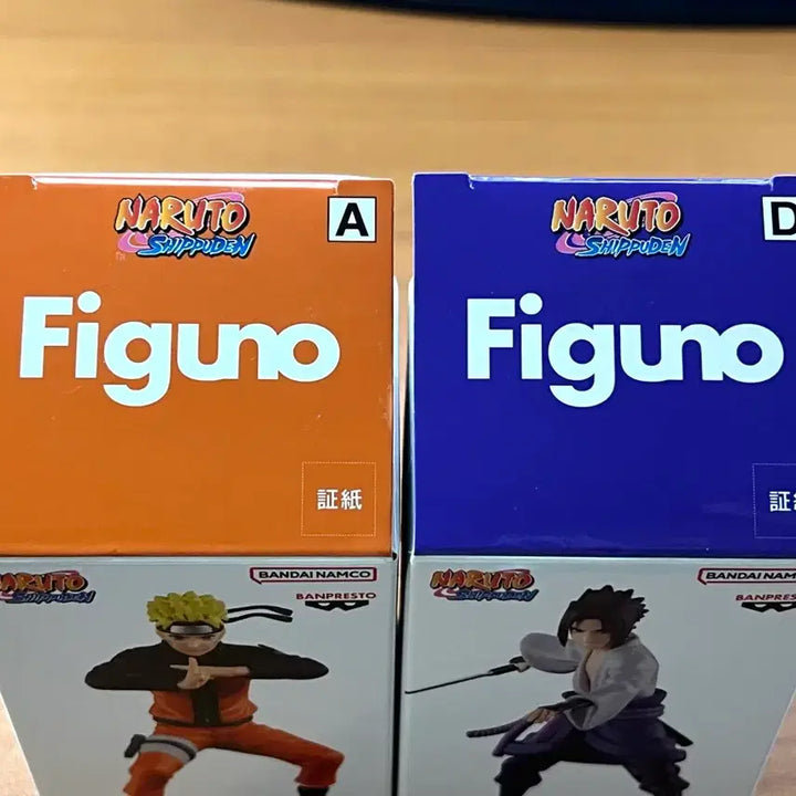[BUNJANG] Figuno Naruto &amp; Sasuke Shippuden Figure Set (2 Types) / 나루토 사스케 질풍전 피규어 2종 일괄 (피그노/피구노/Figuno)