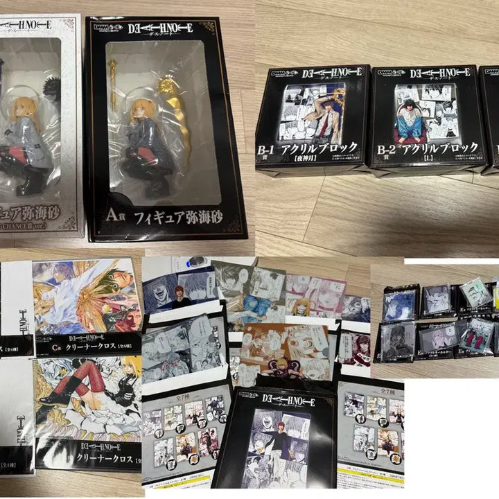 [BUNJANG] DMM Death Note Misa Amane Kuji Last One + A Prize + Lower Prizes Full Set / (새상품 풀셋)DMM 데스노트 미사 쿠지 라원+A상+하위상 풀셋