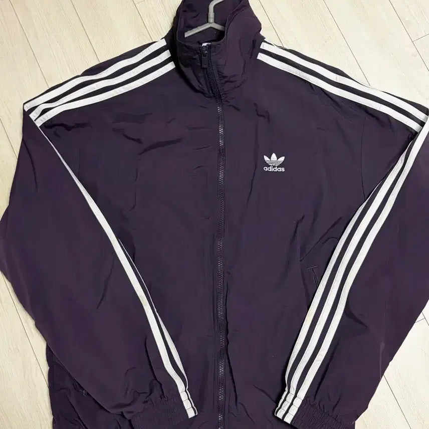 [BUNJANG] Adidas Woven Firebird Track Top Deep Purple M / 아디다스 우븐 파이어버드 트랙탑 딥퍼플 M