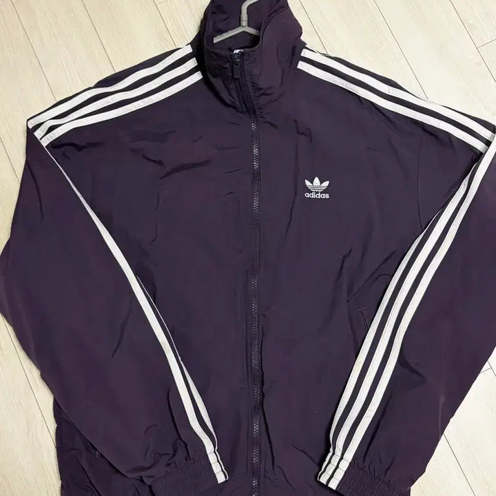[BUNJANG] Adidas Woven Firebird Track Top Deep Purple M / 아디다스 우븐 파이어버드 트랙탑 딥퍼플 M