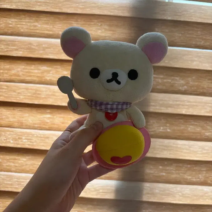 [BUNJANG] Rilakkuma "Korilakkuma Omurice" Plush Doll / (할인 2.5)고전 코리락쿠마 오므라이스인형(택상태는 안좋음)