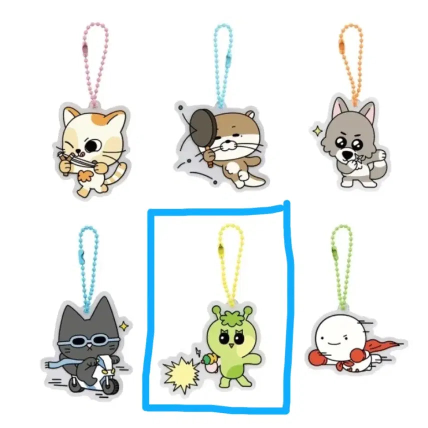 [BUNJANG] BOYNEXTDOOR Leehan Samhain Acrylic Lucky Draw Keyring / 보넥도 쁘넥도 이한 삼한이 아크릴 키링 럭키드로우