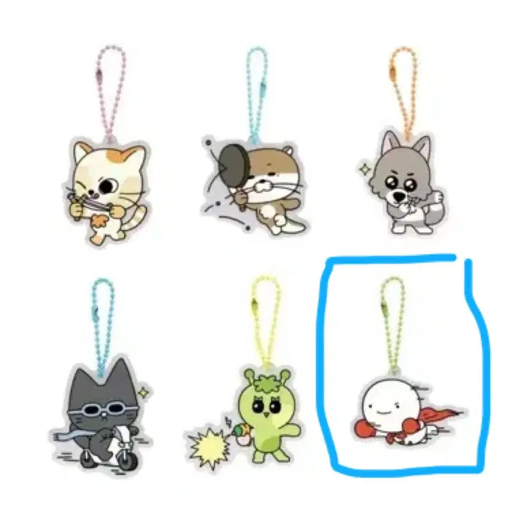 [BUNJANG] BOYNEXTDOOR Woongnaki Acrylic Lucky Draw Keychain / 보넥도 쁘넥도 운학 운아기 아크릴 럭키드로우 키링