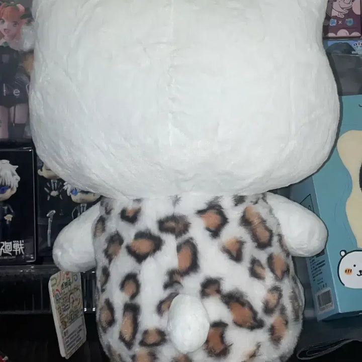 [BUNJANG] Hello Kitty Leopard Pattern Large Plush Doll (30cm) / 헬로키티 레오파드 호피 인형 30cm 대형