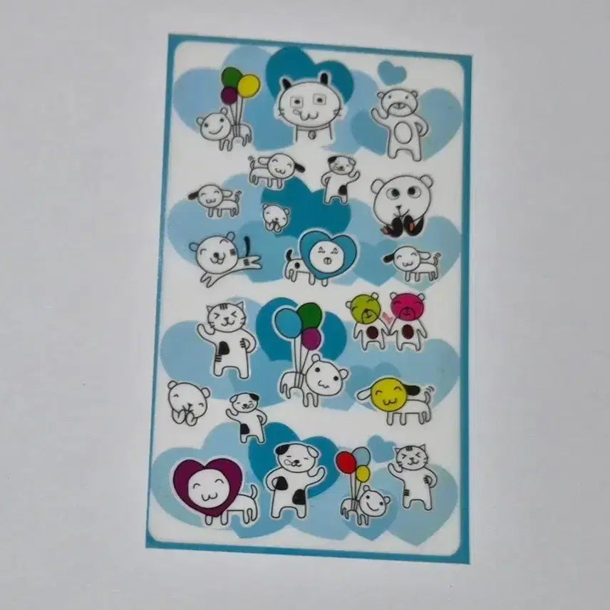 [BUNJANG] Animal Stickers (Set of 2) / 2장)동물 스티커