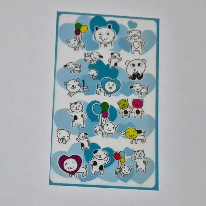 [BUNJANG] Animal Stickers (Set of 2) / 2장)동물 스티커