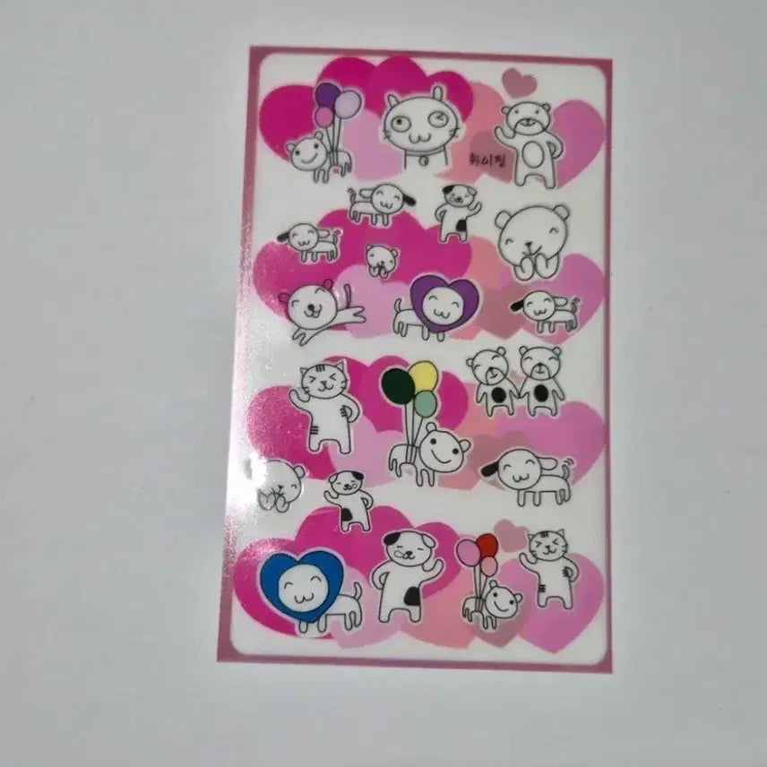 [BUNJANG] Animal Stickers (Set of 2) / 2장)동물 스티커