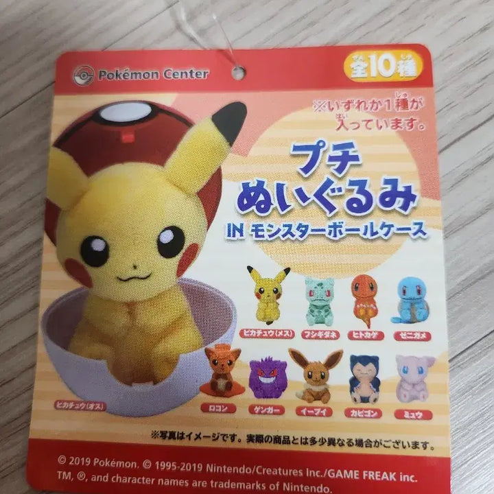 [BUNJANG] Pokemon Center Pikachu Petite Plush Doll / 포켓몬센터 피카츄 쁘띠 랜덤 봉제인형