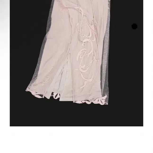 [BUNJANG] Verso Mesh Layered Skirt Light Pink / 베르소 verso  MESH LAYERED SKIRT light pink