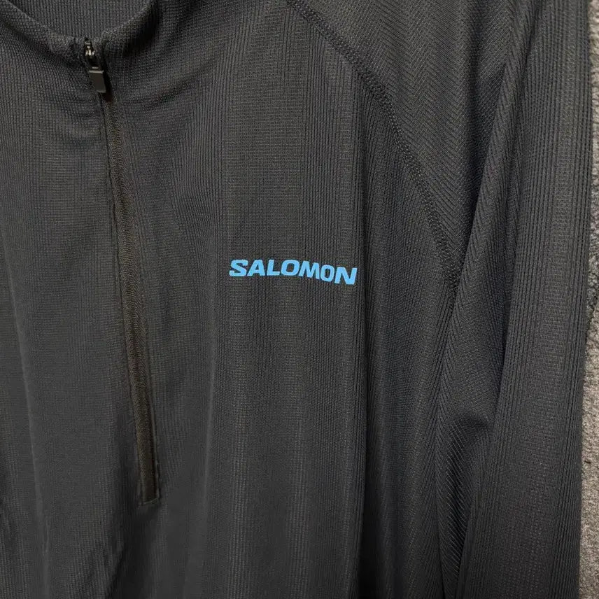 [BUNJANG] Salomon Trail Crew Zip Long Sleeve LC2988600 (2XL) / 살로몬 트레일 크루 집 롱슬리브 LC2988600 (2XL)