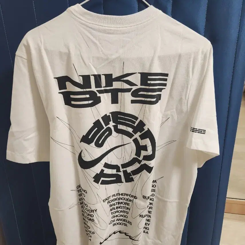 [SOLD OUT] [BUNJANG] BTS x Nike Collaboration White T-Shirt / BTS 나이키 콜라보 티셔츠