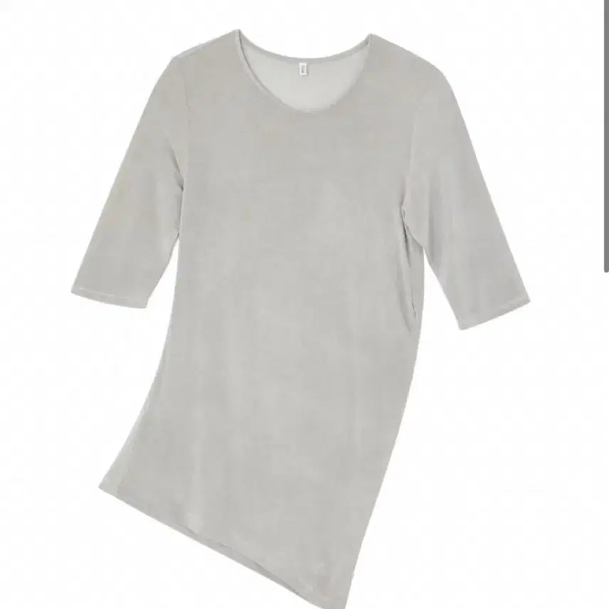 [BUNJANG] Teak Viscose Drape Top (Silver) / 티크 teak VISCOSE DRAPE TOP (SILVER) 탑