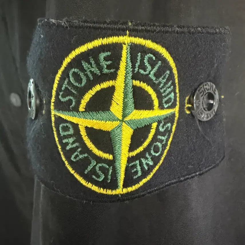 [BUNJANG] Stone Island 25SS Old Effect Overshirt Black XXL / 25SS 스톤 아일랜드 올드이펙트 블랙 오버셔츠 XXL