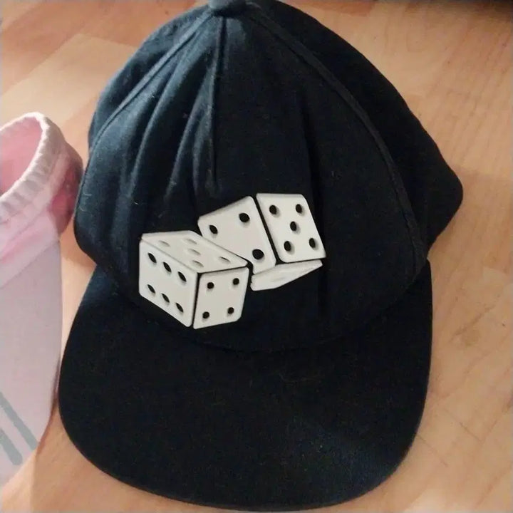 [BUNJANG] Ferucci Sun Cap (Pink) &amp; Dice Ball Cap (Black) Set / 페루치 썬캡 핑크 + 주사위 볼캡 블랙