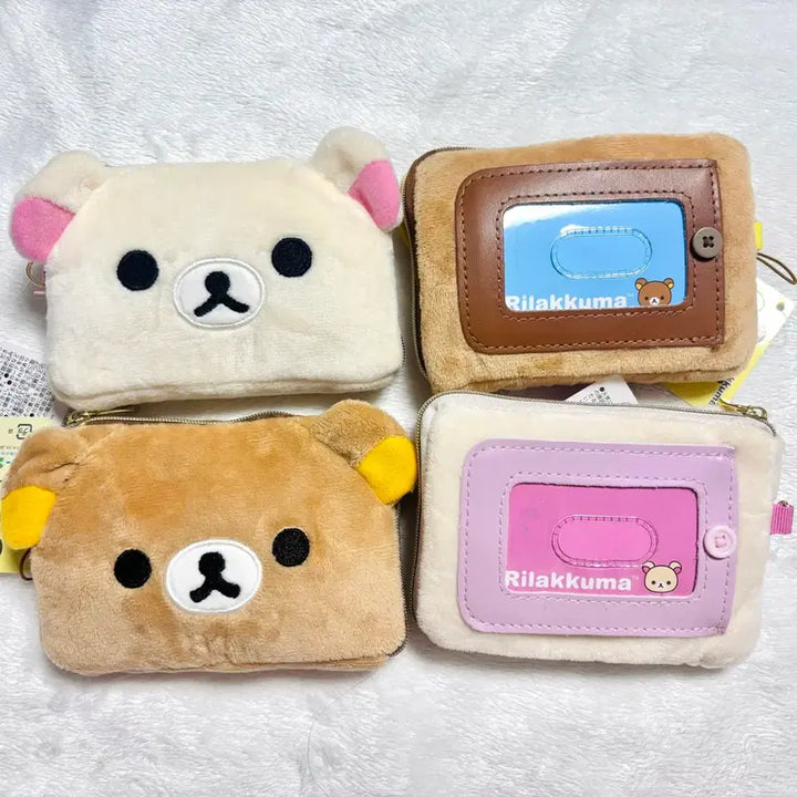 [BUNJANG] San-X Rilakkuma Korilakkuma Pass Case Wallet Pouch / 리락쿠마 코리락쿠마 패스케이스 지갑 파우치 패스 케이스