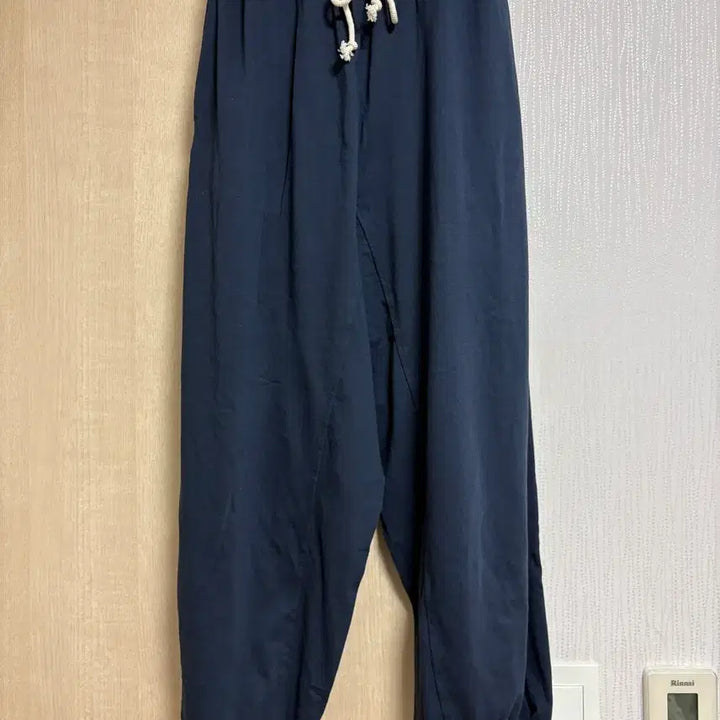 [BUNJANG] Moveworm Cotton Unwind Jogger Pants Navy / 무브웜 cotton unwind 네이비 조거 팬츠