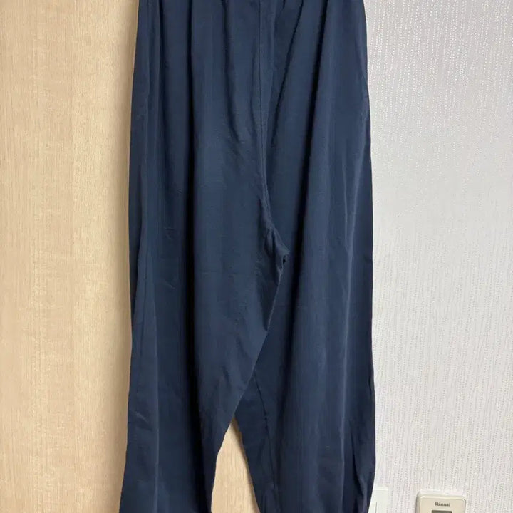 [BUNJANG] Moveworm Cotton Unwind Jogger Pants Navy / 무브웜 cotton unwind 네이비 조거 팬츠