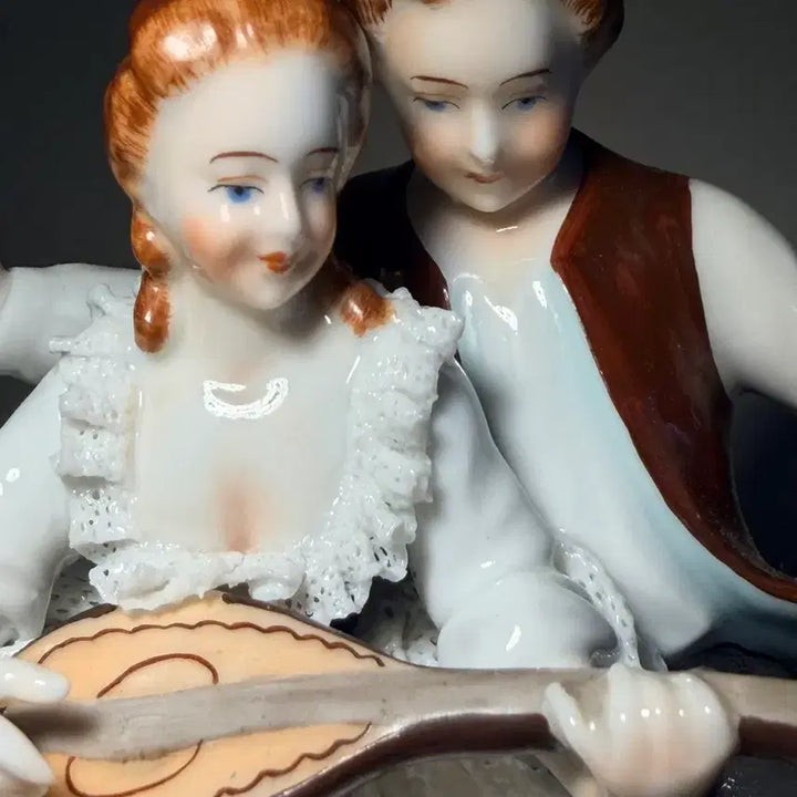 [BUNJANG] Unterweissbach Dresden Couple Figurine / 독일 드레스덴 운터바이스바흐 커플 피겨린