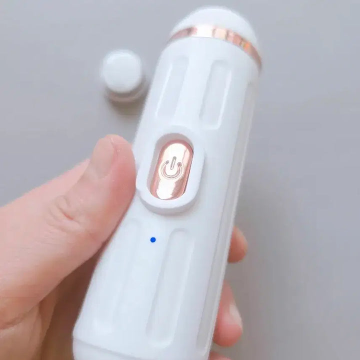 [BUNJANG] Electric Foot Callus Remover White with 2 Heads / 전동 발 각질 제거기 화이트 2종 헤드 포함 새상품