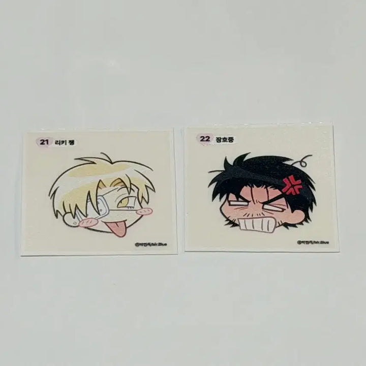 [BUNJANG] Mr. Blue Popup Lucky Draw Champion Sticker / 미스터블루 미블 팝업 럭드 띠부씰 불굴의 챔피언 불챔