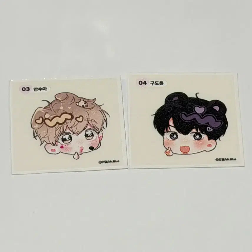 [SOLD OUT] 미스터블루 미블 팝업 럭드 띠부씰 형의 오메가