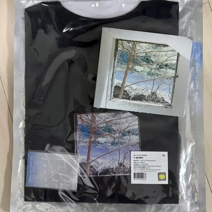 [BUNJANG] Ha Hyunsang Time and Trace MD T-Shirt Bundle (Sealed Album, 2 Stussy Photocards) / 하현상 타임앤트레이스 md 티셔츠 (미공포 스투시포카 2종) 미개봉앨범