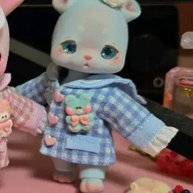 [BUNJANG] Kumukuku Kokoriang B2Shop Molang Cherry Blue Outfit / 쿠무쿠쿠 코코리앙 비투샵 몰랑체리 블루