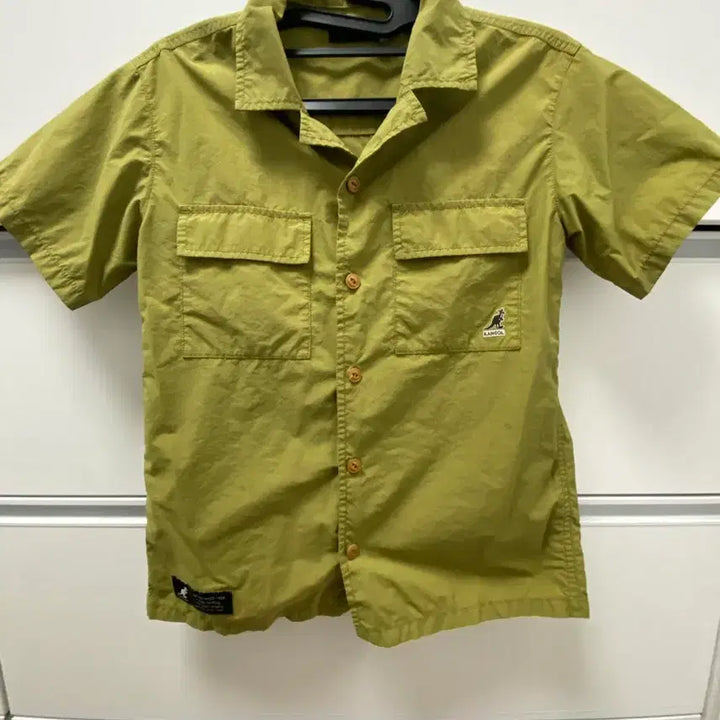 [BUNJANG] Kangol Kids Short Sleeve Shirt and Shorts Set / 캉골 키즈 반팔셋업