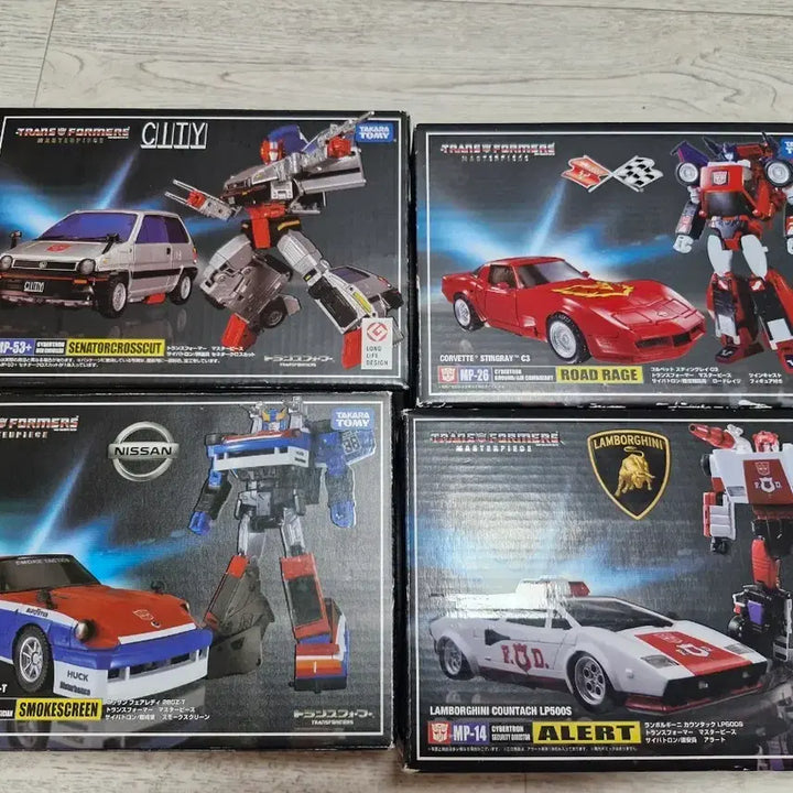 [BUNJANG] Transformers Masterpiece MP Sideswipe Alert Road Rage Smokecreen Crosscut / 트랜스포머 마스터피스 MP 사이드스와이프 로드레이지 스모크스크린