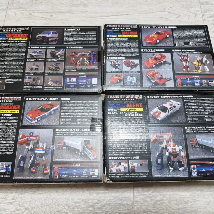 [BUNJANG] Transformers Masterpiece MP Sideswipe Alert Road Rage Smokecreen Crosscut / 트랜스포머 마스터피스 MP 사이드스와이프 로드레이지 스모크스크린