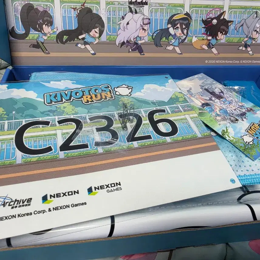 [BUNJANG] Blue Archive Keyboard Run Complete Medal Set / 블아 키보토스런 굿즈 세트 완주 메달 포함
